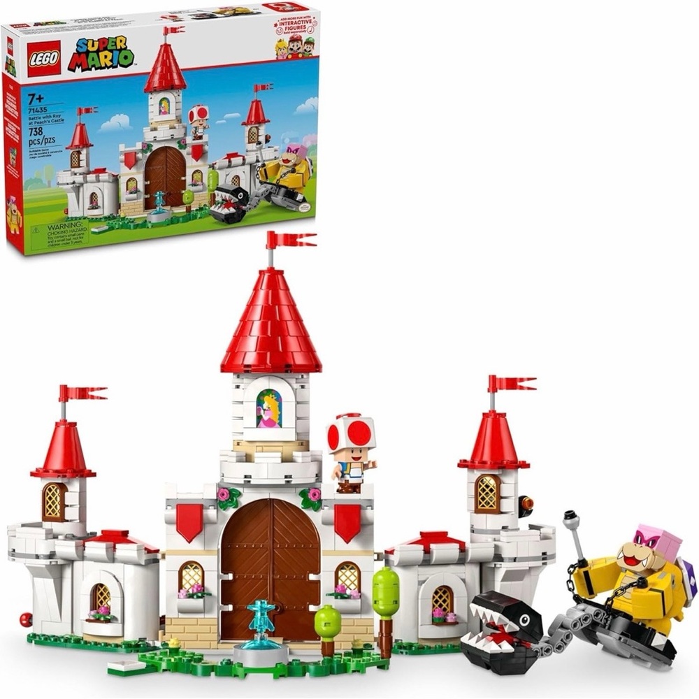 Lego Super Mario Battle with Roy at Peach’s Castle
